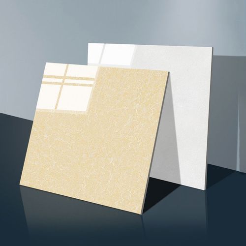简约现代亮d光800x800纯色聚晶抛光地砖家用玻化瓷砖600x600地板