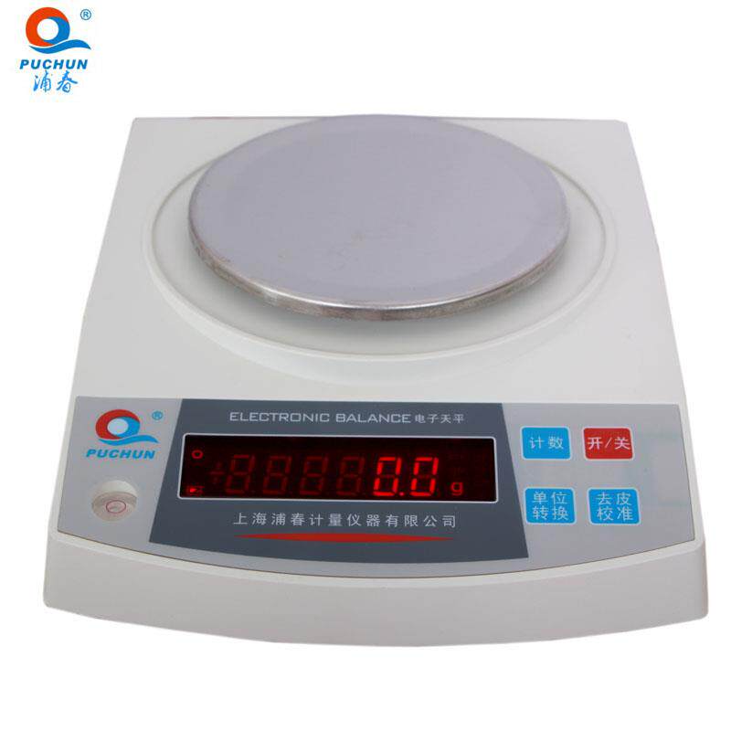 上海浦春充电式电子天平秤200g/500g/1000g/1kg/2kg/3kg/0.1g