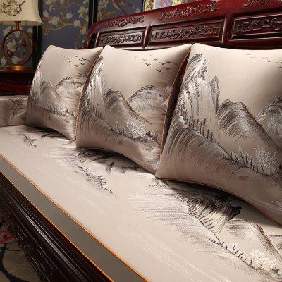 新中式红木沙发坐垫实木沙发垫椅子座垫中式垫子沙发套罩防滑定制,居家布艺,沙发垫,淘宝优惠券,粉丝福利购,淘宝优惠卷