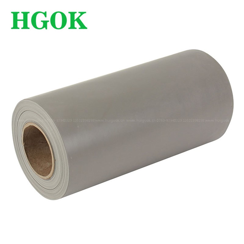 灰色硅矽胶绝缘胶布 绝缘片布 50米导热硅胶片 散热器导热垫片