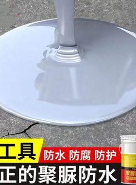 高盾透明天冬聚脲外墙阳台卫生间房屋楼顶防水补漏涂料金属腐胶材