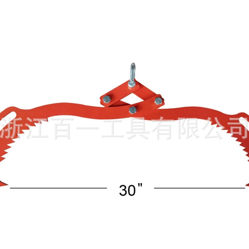 30英寸防滑爪钩原木提升钳重型抓钩钳子