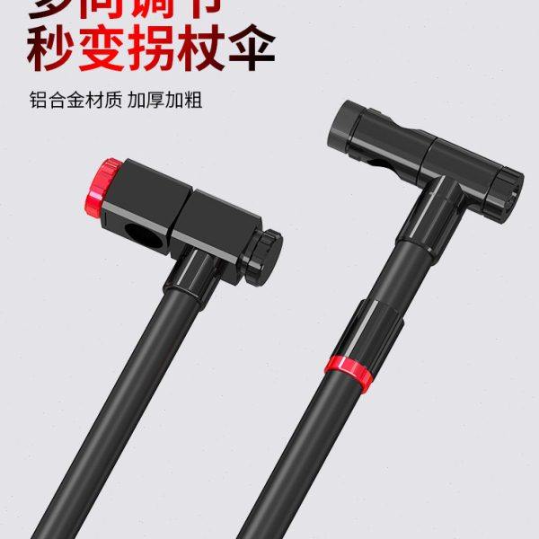 钓鱼伞下杆多向拐杖伞配件地插不锈钢钓伞连接器伞杆配件伞架零件