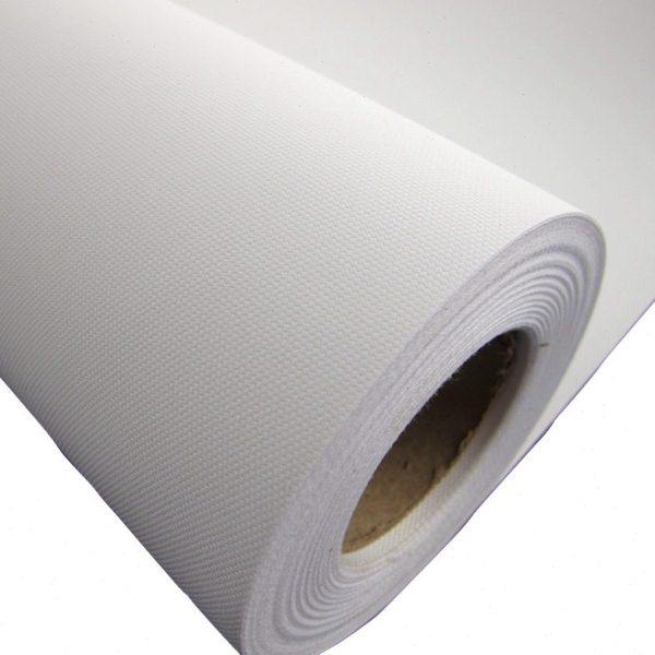 1.07*30m水性亚光防水化纤油画布白底油性弱溶剂室内装饰油画布