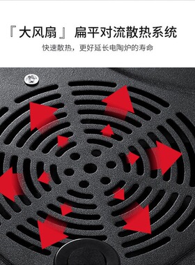 家用电热炉2000W多功能迷你小电炉子电磁炉铁头炉电加热便携保温