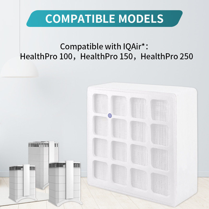 适配 IQAir HealthPro100/150/250空气净化器滤芯 过滤颗粒 灰尘