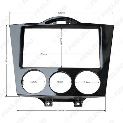 适用于MAZDA Rx8 马自达 Rx8汽车DVD改装音响面板面框支架2DIN