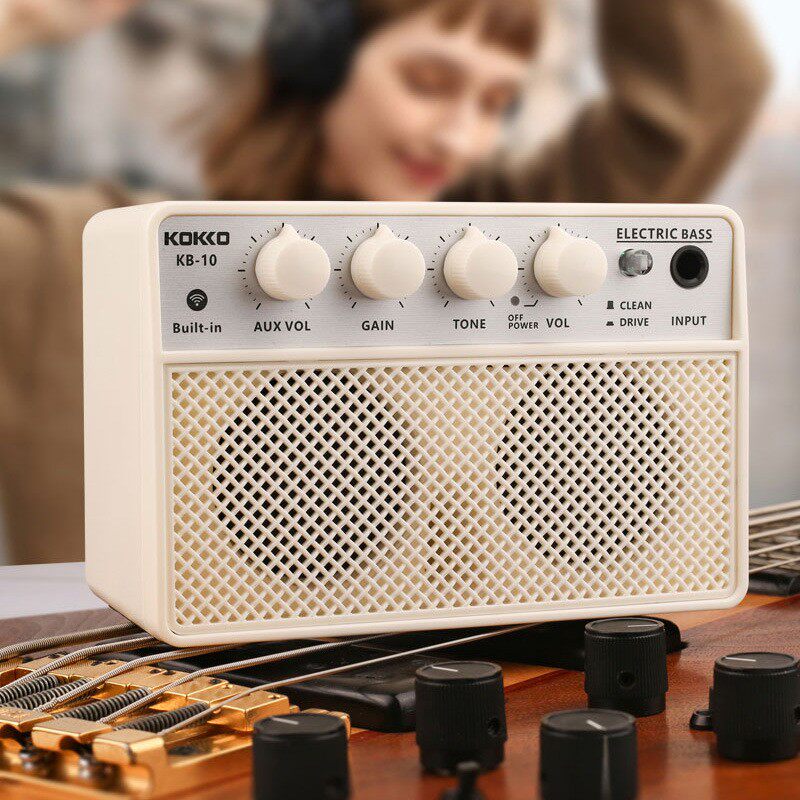 电吉他电贝司音箱 声音放大器10瓦便携迷你蓝牙音响吉他配件音箱