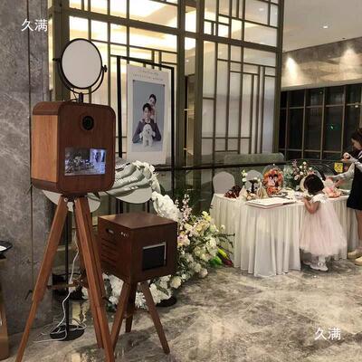网红复古拍照机婚礼活动互动氛围拍照机photobooth自助大头贴拍照