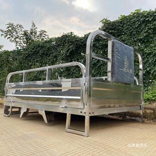 不锈钢电动三轮车厢改装 配件大全摩托车三轮自卸农用车斗后箱新款