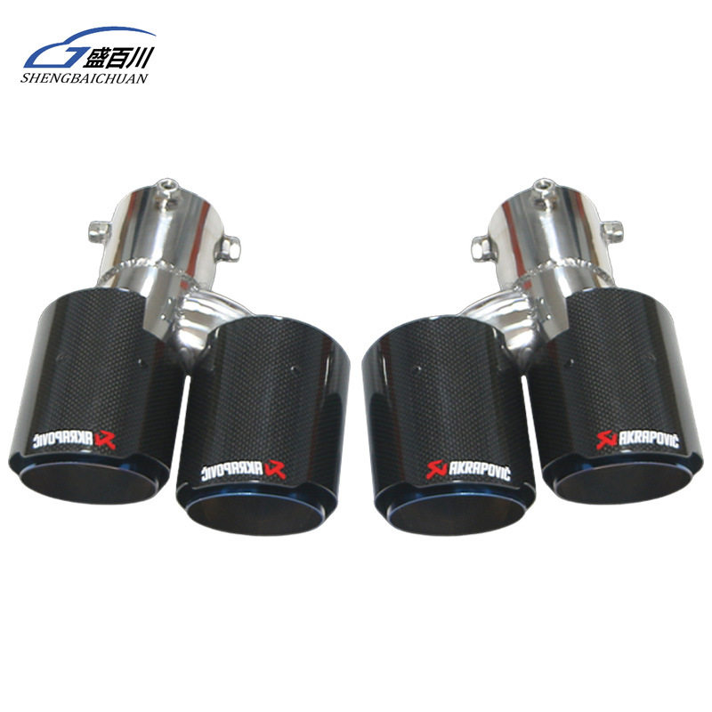 适用宝马新3系排气管改装325li320i330g20G28升级碳纤尾喉尾嘴