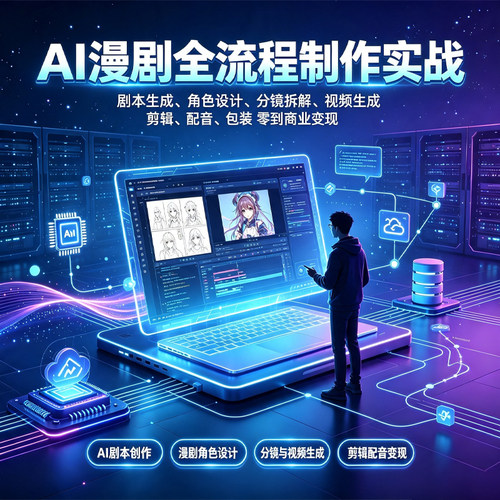 51CTO AI漫剧全流程制作实战：剧本生成、角色设计、分镜拆解