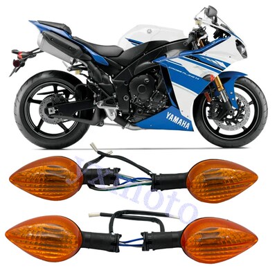 YZF1000 R1 YZF插00 R6 FZ1 FZ6新款 前后转向灯 前后方向6带灯头