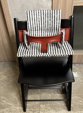 成长椅座垫适用stok餐椅坐垫宝宝椅垫加厚防水耐脏易打理四季坐垫