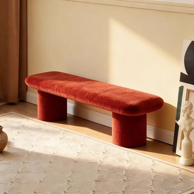 北欧布艺换鞋凳长条凳现代穿鞋凳进门凳小凳子沙发凳创意设计长凳