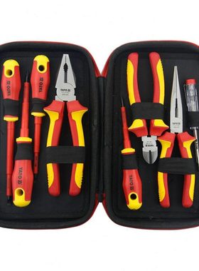 YATO易尔拓原装工具8件套EVA绝缘组套YT-39631