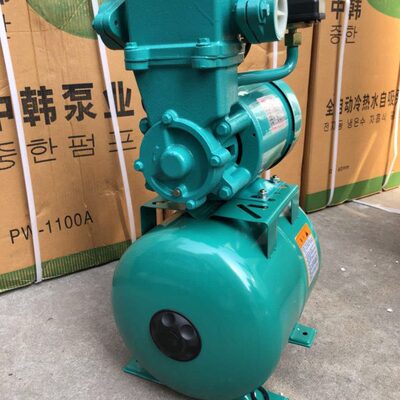 杭州中韩PW-1100A 全自动冷热水自吸泵增压泵管道泵抽水泵抽水机