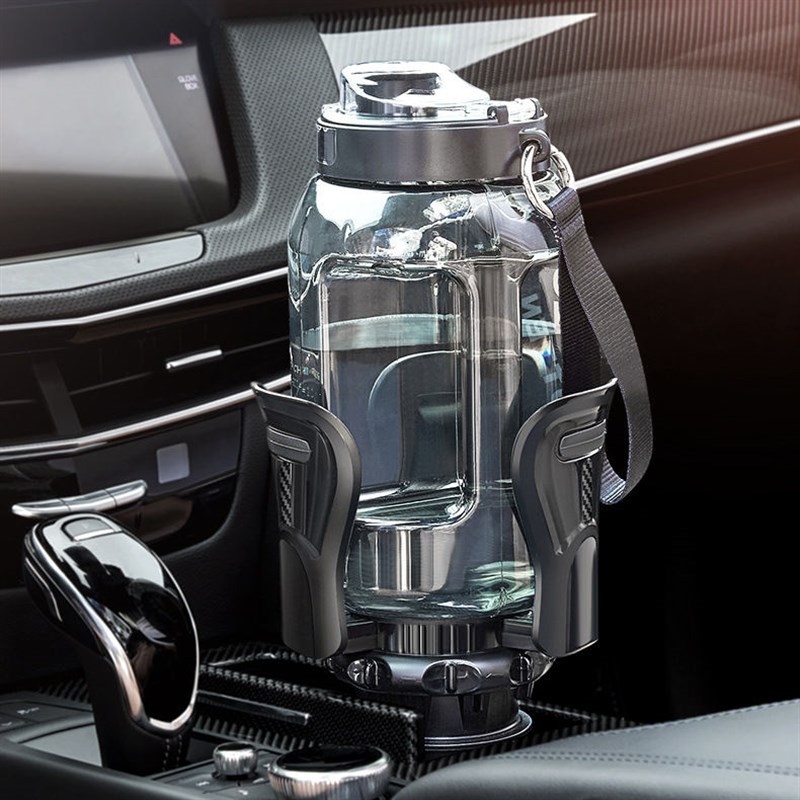 德国进口车载水杯架大号大口径车内中控茶杯N座水壶支架汽车杯托