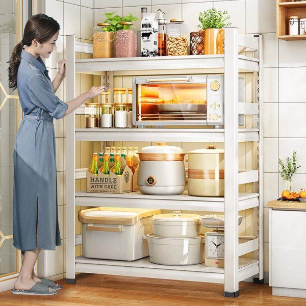 厨房置物架落地微波炉架子烤箱锅收纳架多层货架家用多功能储珩铭,厨房/烹饪用具,微波炉置物架,淘宝优惠券,粉丝福利购,淘宝优惠卷