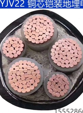 国标YJV22 3*150+2*70平方阻燃铜芯三相五线铠装电缆线YJV KVV22