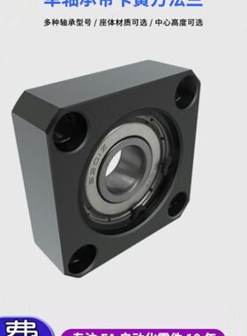 BKC带扣环单轴承方法兰带座轴承座组件固定座BGSAB BFF31包邮10