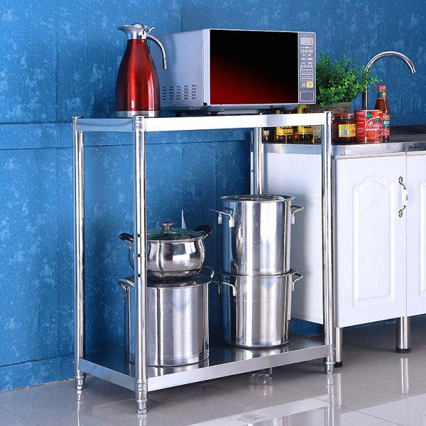 双层不锈钢置物架厨房微波炉架子长50 60 70 80 90宽30 35 40宣旭,厨房/烹饪用具,微波炉置物架,淘宝优惠券,粉丝福利购,淘宝优惠卷