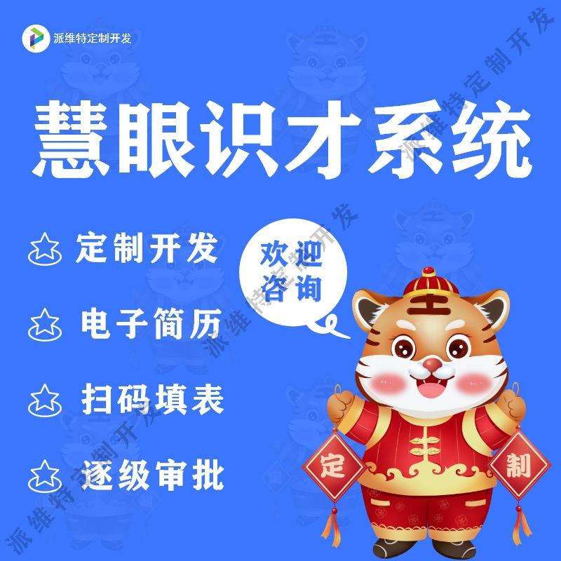 慧眼识才系统建设电子简历平台制作逐级审批系统开发
