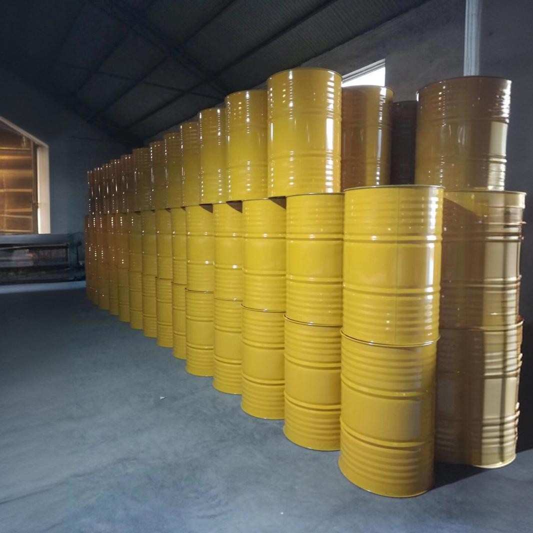 工业大铁桶彩色装饰柴汽油桶化工用200L升大容量桶人防专用铁皮桶