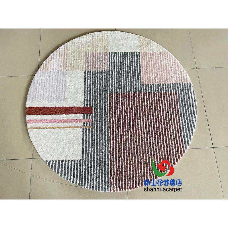 现代简约格子圆形中式客厅茶几地毯餐厅儿童房书桌椅子阳台门口垫,玩具/童车/益智/积木/模型,毛绒/玩偶/公仔/布艺类玩具,淘宝优惠券,粉丝福利购,淘宝优惠卷