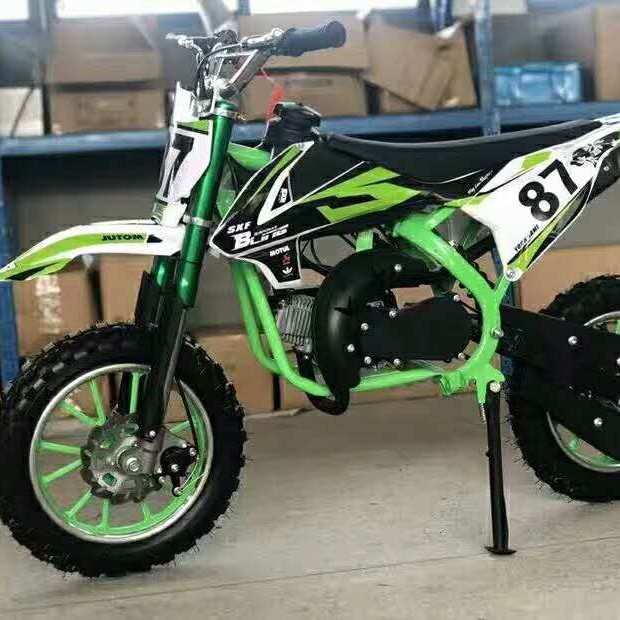 新款儿童KTM二冲汽油越野车成人49CC赛道小型摩托两轮山地车