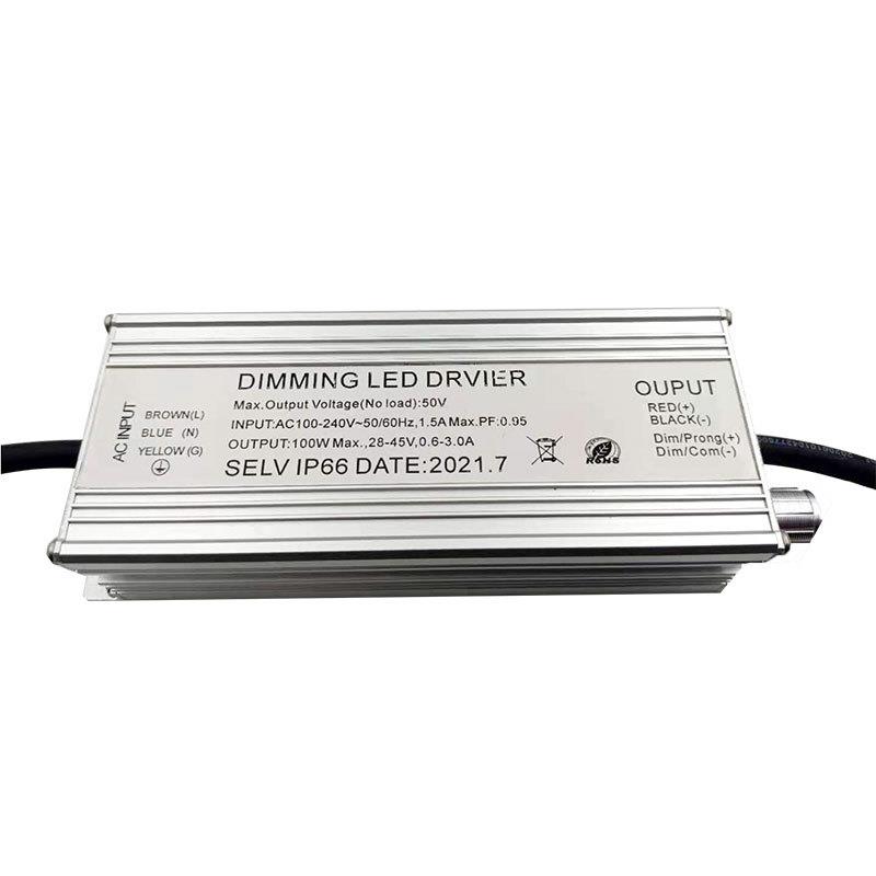 0-10V调光电源100W投光灯恒流防水驱动电源高压LED电位器调光电源