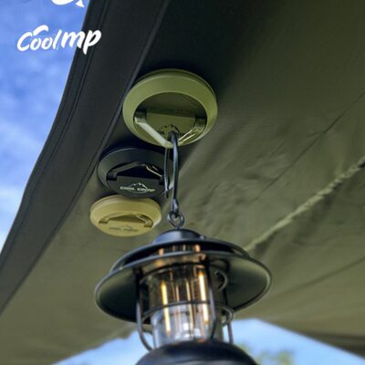 COOLCAMP户外露营磁吸挂钩帐篷天幕吸盘野营绳固定器汽车野营灯挂