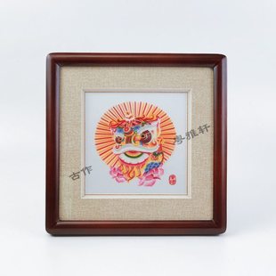 广绣粤绣 广州特色礼品 岭南广府文化 手工刺绣挂件摆件 醒狮