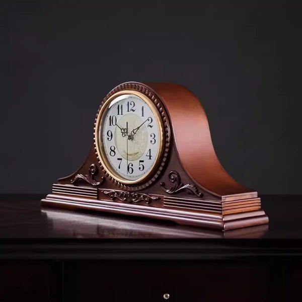 中式实木复古座钟客厅静音大坐台钟装饰台式石英钟表欧办公室报时,家居饰品,座钟,淘宝优惠券,粉丝福利购,淘宝优惠卷