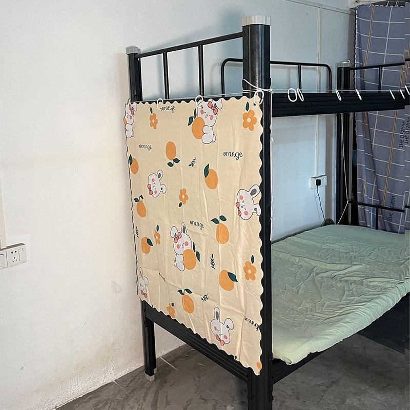 侧面床帘一片学生k宿舍床头床尾遮挡帘半遮光单人床上下铺遮挡单
