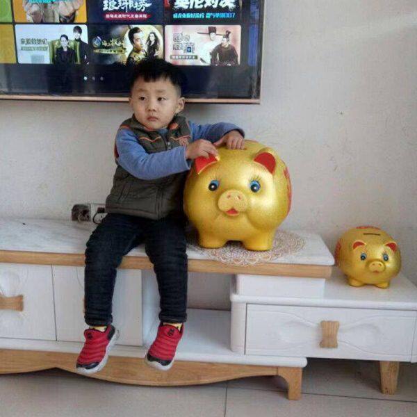 金猪储钱罐大容量网红超大存钱罐陶瓷特大号可爱大猪小猪只进不出