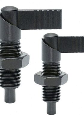 PMXRB10 PMXRM12旋钮柱塞粗牙把手型固定插销L型分度销弹簧定位销