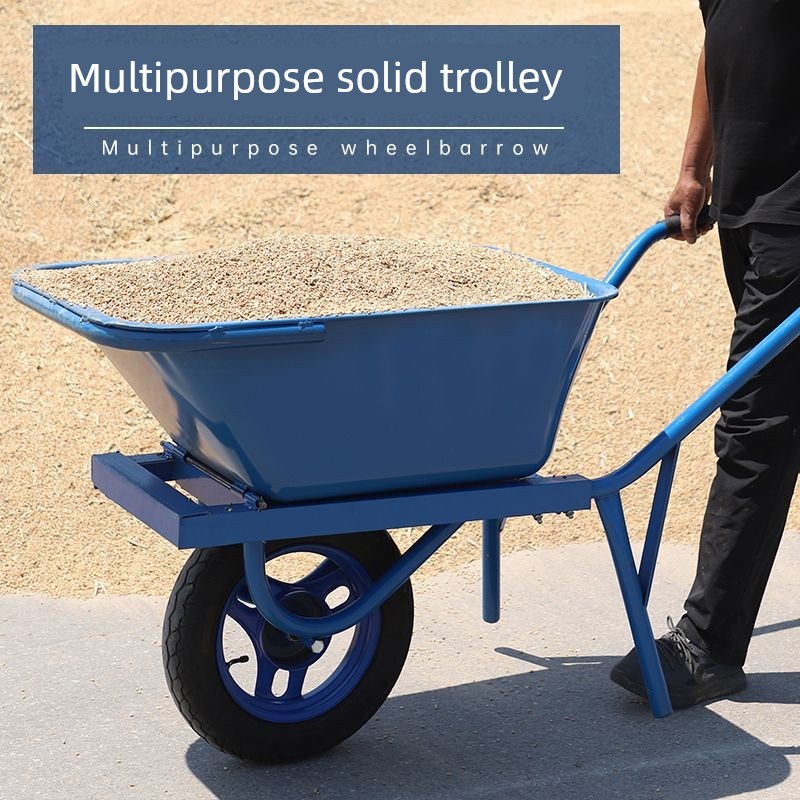 独轮车平板车自卸车农用小车重型农用自卸车自卸X车卸货独轮车