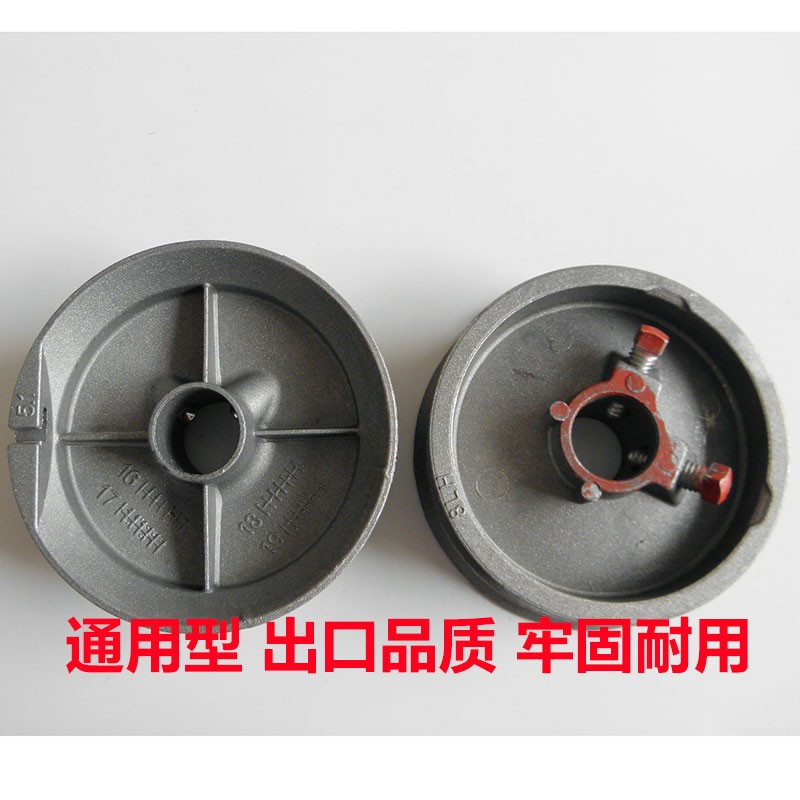 通用型上翻车库门钢丝轮t卷帘门铝轮绕线轮卷闸门平轮绞盘8尺