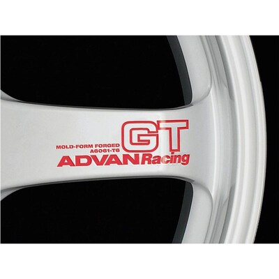 4枚装 ADVAN racing GT 轮毂轮圈修复车贴纸改装轮毂车贴胎铃贴花