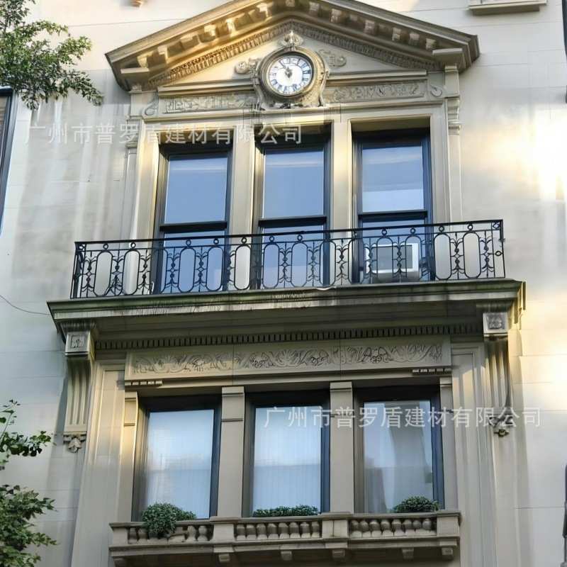 深圳铁艺围墙护栏别墅露天阳台护栏庭院围栏欧式家用铁艺防护窗