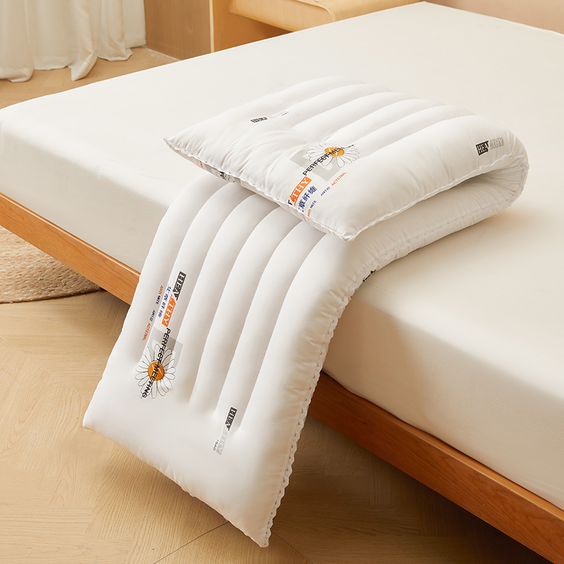 枕头双人情侣长枕家用护颈椎助睡眠专用J长条枕头芯加长款亲子枕