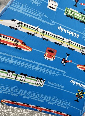 日单贵牌klad 蓝色火车儿童雨伞,小学生号幼儿园防夹手伞