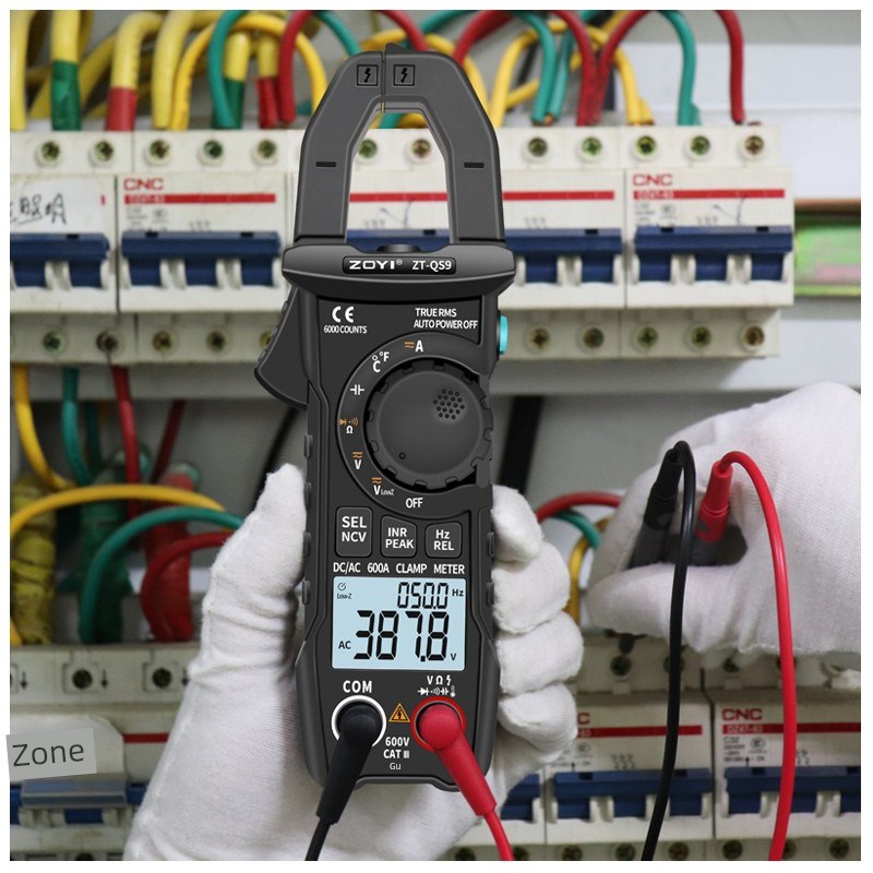美国福禄克交直流600A钳形万用表数字电流M表多功能电工电容器高