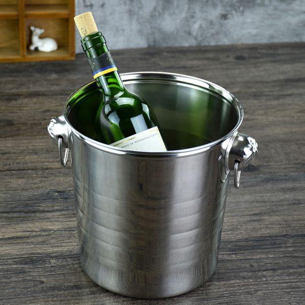 包邮酒吧KTV不锈钢冰桶虎头香槟桶冰块桶大号啤酒桶吐酒桶冰粒桶