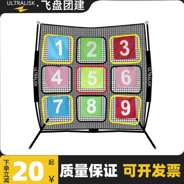 极限户外专业飞盘掷准九宫格训练网图案飞盘定制团建拓展活动道具图片