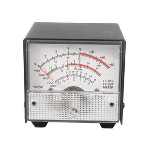 原装功率计ft-897金属外壳外部功率计驻波FT-857外接多功能扩展表