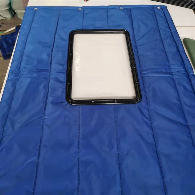 厂家加工KTV隔音防风耐高温工厂冷库带窗隔断保温防火冬季棉门帘