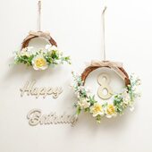 空中吊饰花环挂饰户外摆件创意壁饰幼儿园春游布置阅读区装 饰教室