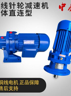 常州摆线针轮减速机三相380V卧式立式一体直连型BWD/BLY/XWY/XLD